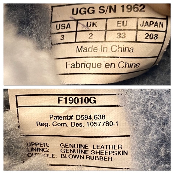 UGG Bailey Button Triplet blue tall shearling boots - Picture 6 of 7